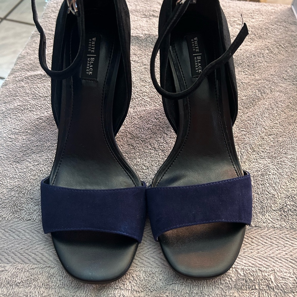 White House Black Market open toed heels